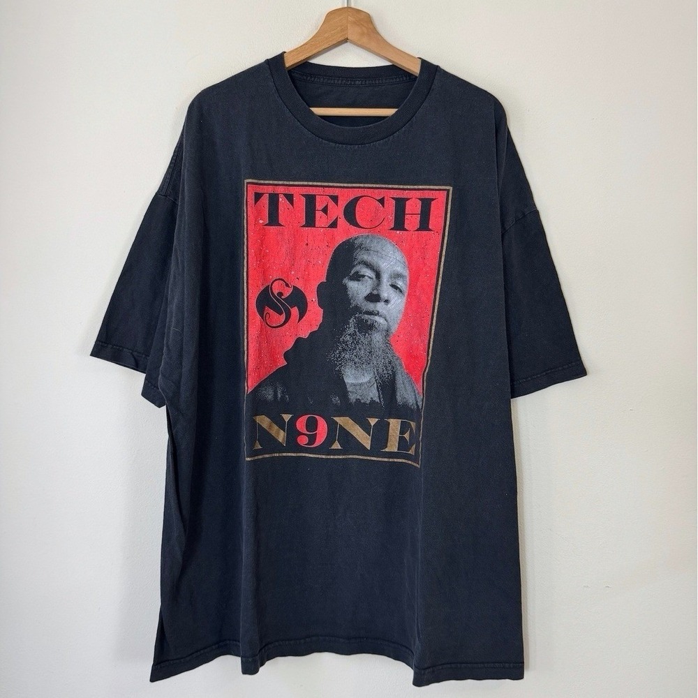 Vintage y2k Tech N9ne Strange Music Rap Tee Shirt